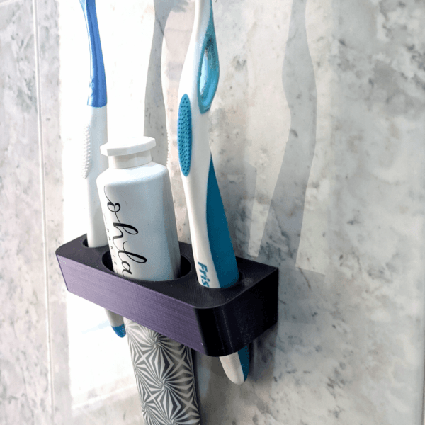 Toothbrush and Toothpaste Holder 1L1R